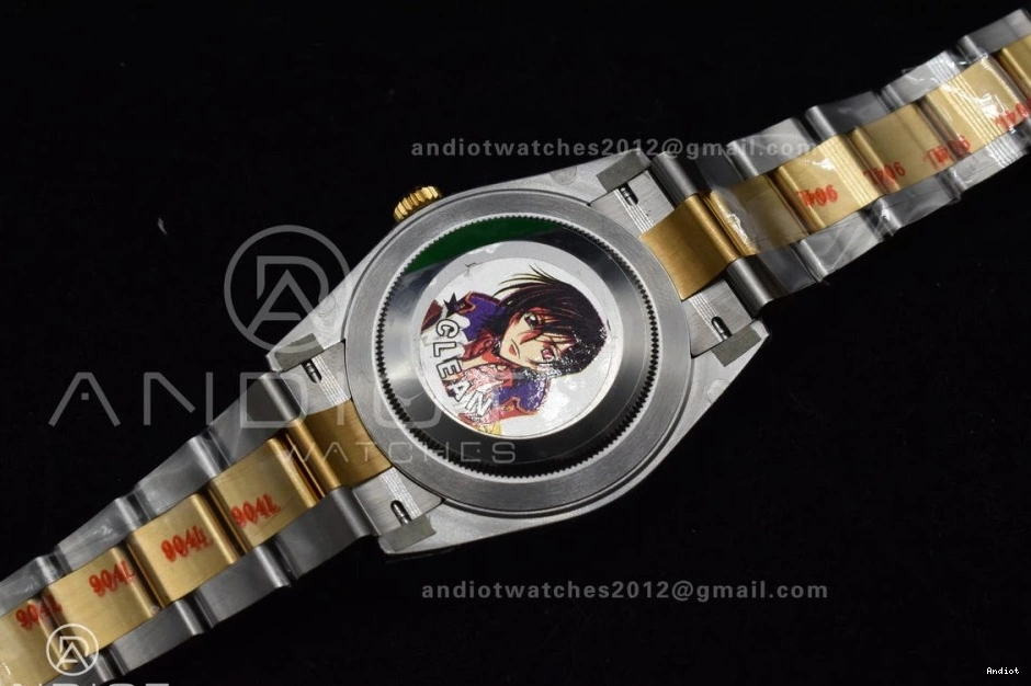 1:1 Oyster YG Bracelet Edition Best Clean SS Black Stick on 126333 41 VR3235 Steel Dial DateJust 904L 0512